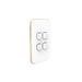 clipsal iconic 4 gang switch plate skin only arctic white