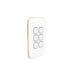 clipsal iconic 6 gang switch plate skin only arctic white