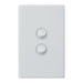 Legrand Excel Life Dedicated Plate 2 Gang Switch, Available in 5 Colours