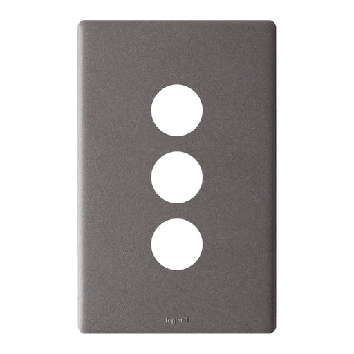 Legrand Excel Life 3 Gang Grid And Plate Assembly