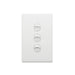 Legrand Excel Life Dedicated Plate 3 Gang Switch, Available in 5 Colours