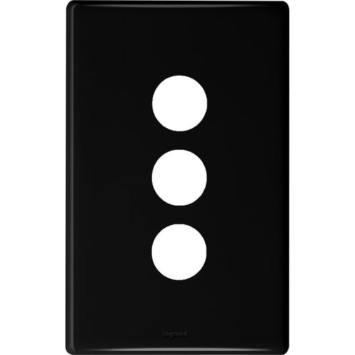Legrand Excel Life 3 Gang Switch Plate - Cover Only, Available in 4 Colours