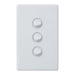 Legrand Excel Life Dedicated Plate 3 Gang Switch, Available in 5 Colours