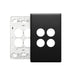 Legrand Excel Life 4 Gang Grid And Plate Assembly