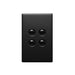 Legrand Excel Life Dedicated Plate 4 Gang Switch, Available in 5 Colours
