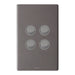 Legrand Excel Life Dedicated Plate 4 Gang Switch, Available in 5 Colours