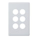 Legrand Excel Life 6 Gang Grid And Plate Assembly
