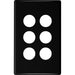 Legrand Excel Life 6 Gang Switch Plate - Cover Only, Available in 4 Colours