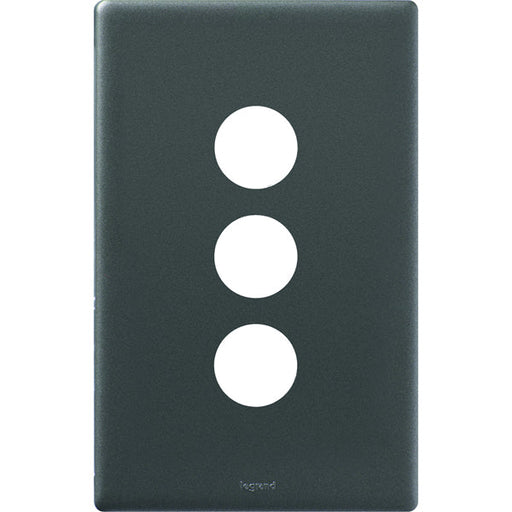 Legrand Excel Life 3 Gang Switch Plate - Cover Only, Available in 4 Colours