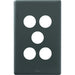 Legrand Excel Life 5 Gang Switch Plate - Cover Only, Available in 4 Colours