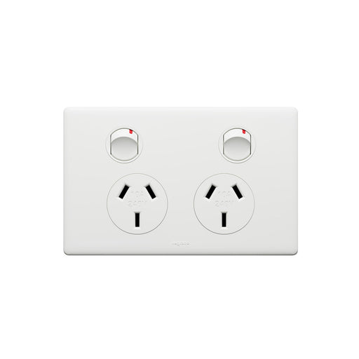 Legrand Excel Life Double Power Point Outlet, Available in 5 Colours