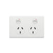 Legrand Excel Life Double Power Point Outlet, Available in 5 Colours