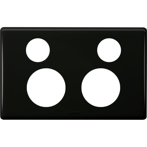 Legrand Excel Life Double Power Point Outlet - Cover Only, Available in 4 Colours