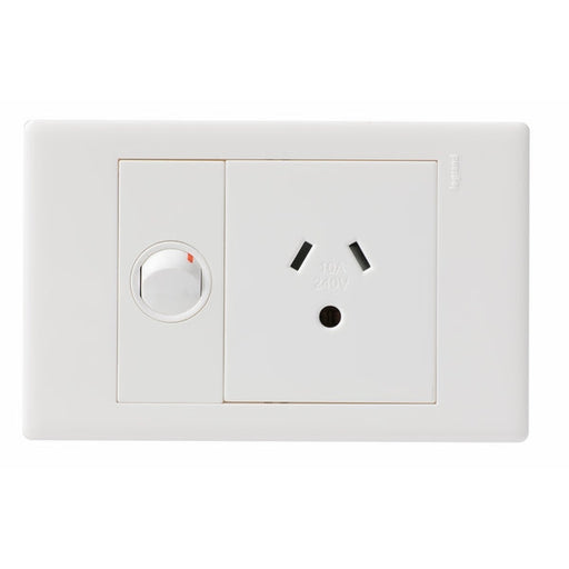 Legrand Excel Life Single Power Point Outlet With Round Earth, Available in 2 Colours
