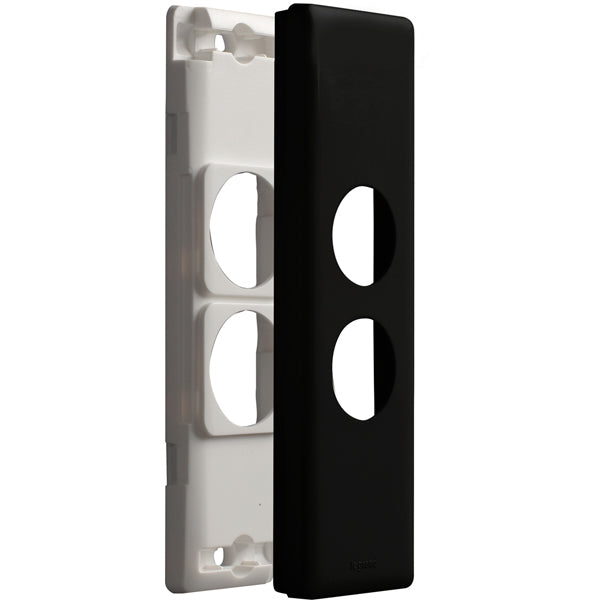 Legrand Excel Life 2 Gang Architrave Grid And Plate Assembly, Available In 3 Colours