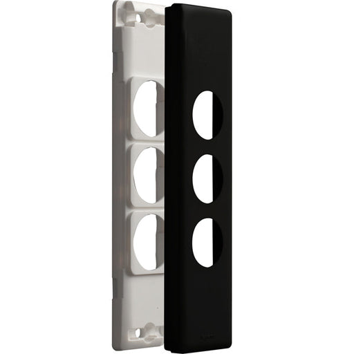 Legrand Excel Life 3 Gang Architrave Grid And Plate Assembly, Available In 3 Colours