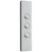 Legrand Excel Life 3 Gang Architrave Switch, White