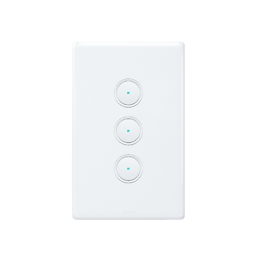 HPM Legrand Excel Life With Netatmo | 3 Gang Smart Switch