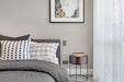clipsal iconic double switched socket outlet cover only arctic grey