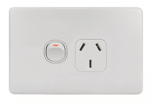 Flat Cat Slimline Single Power Point