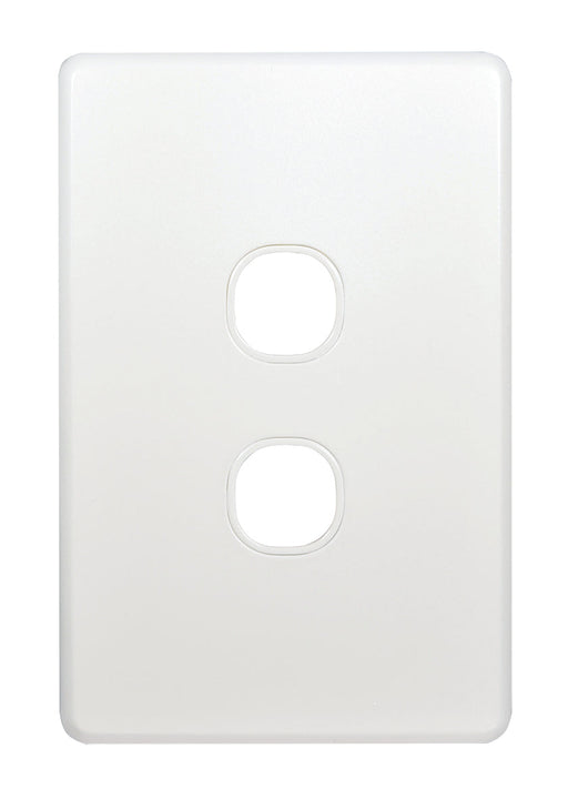 Flat Cat Slimline 2 Gang Grid And Plate Assembly
