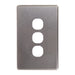 Flat Cat Switch Plate Vertical (3 Gang)