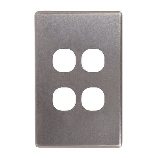 Flat Cat Switch Plate Vertical (4 Gang)