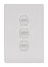 Flat Cat Slimline 3 Gang Complete Switch