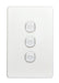 Flat Cat Slimline 3 Gang Complete Switch