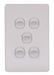 Flat Cat Slimline 5 Gang Complete Switch