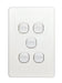 Flat Cat Slimline 5 Gang Complete Switch