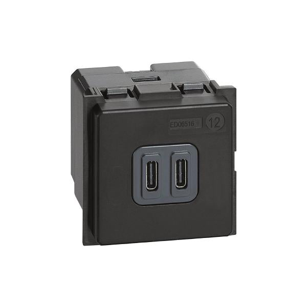 HPM Legrand Living Now Dual USB Charger Mechanism 3A Type C ...