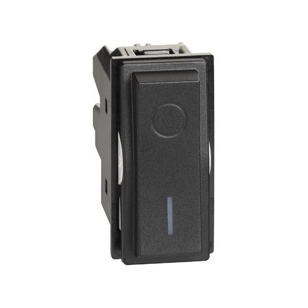 HPM Living Now 1M 2 Pole Lightable Switch