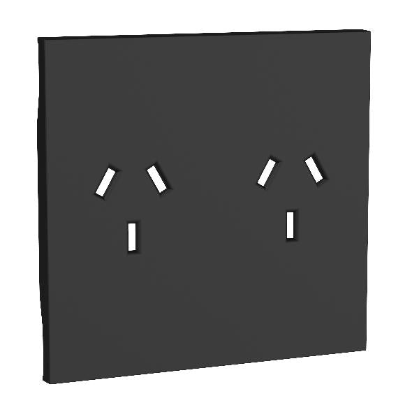 HPM Legrand Living Now Cover For Double Socket GPO