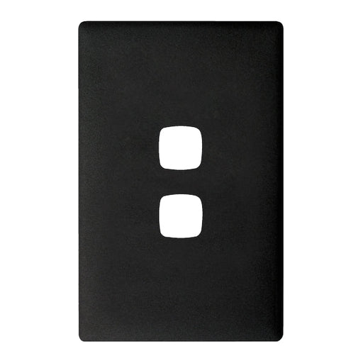HPM Linea 2 Gang Switch - Cover Plate Only, Variety of Finishes