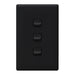 HPM Linea 3 Gang Flush Switch