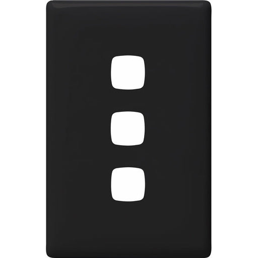 HPM Linea 3 Gang Switch - Cover Plate Only, Variety of Finishes
