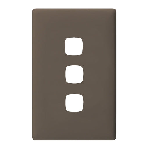 HPM Linea 3 Gang Switch - Cover Plate Only, Variety of Finishes