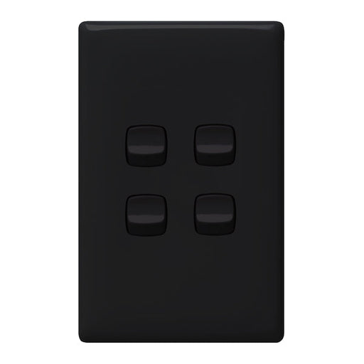 HPM Linea 4 Gang Flush Switch