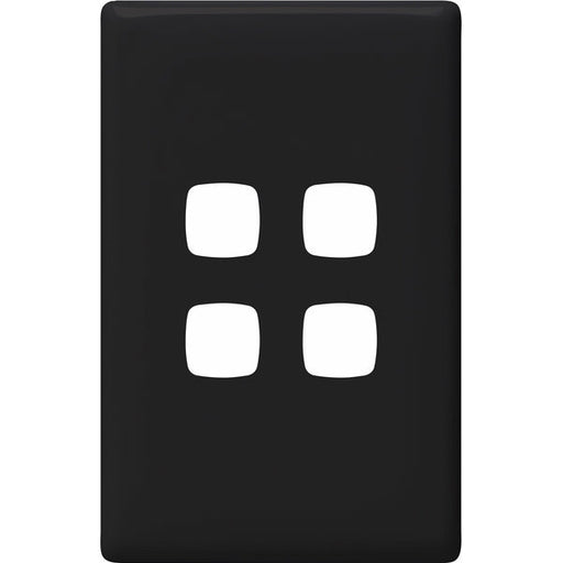 HPM Linea 4 Gang Switch - Cover Plate Only, Variety of Finishes