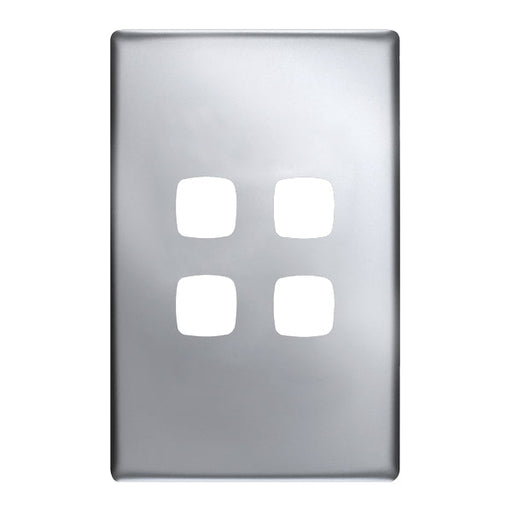HPM Linea 4 Gang Switch - Cover Plate Only, Variety of Finishes