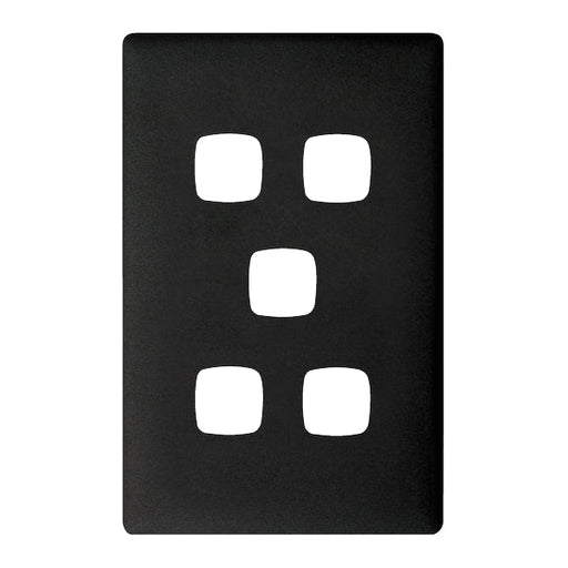HPM Linea 5 Gang Switch - Cover Plate Only,Variety of Finishes