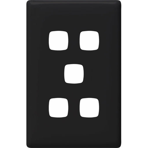 HPM Linea 5 Gang Switch - Cover Plate Only,Variety of Finishes