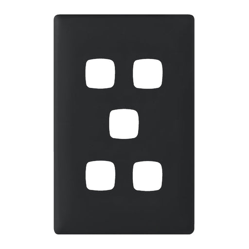 HPM Linea 5 Gang Switch - Cover Plate Only,Variety of Finishes