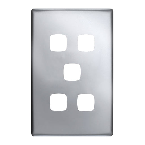 HPM Linea 5 Gang Switch - Cover Plate Only,Variety of Finishes