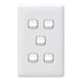 HPM Linea 5 Gang Flush Switch