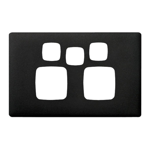 HPM Linea Double Switch Socket With Extra Switch - Cover Plate Only, Variety of Finishes