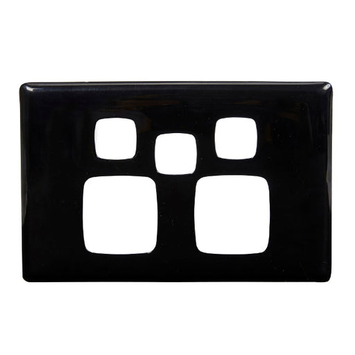 HPM Linea Double Switch Socket With Extra Switch - Cover Plate Only, Variety of Finishes