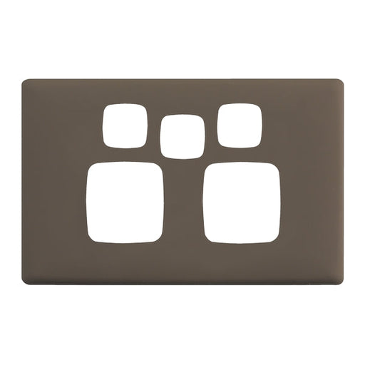 HPM Linea Double Switch Socket With Extra Switch - Cover Plate Only, Variety of Finishes