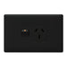 HPM Linea Single Power Point Outlet 15a